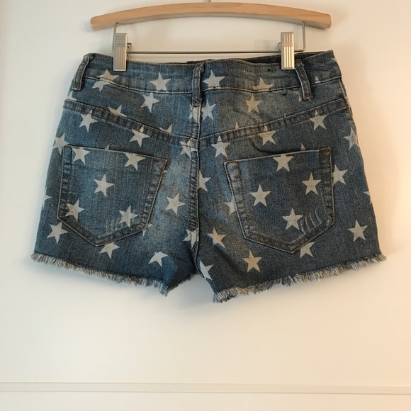Star print Denim shorts - Picture 7 of 8